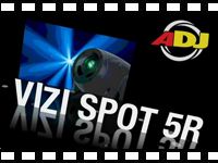 AMERICAN DJムービングヘッド VIZI SPOT 5Rの動画をアップしました。