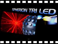 AMERICAN DJ カラーLEDミラーボールエフェクト SPHERION TRI LEDの動画をアップしました。