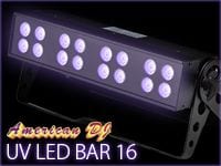 コンパクトなLEDブラックライトAMERICAN DJ/UV LED BAR 16を値下げしました。