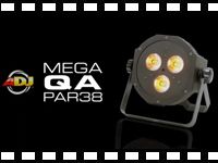 AMERICAN DJ: LEDパーライト MEGA QA PAR38の動画をアップしました。