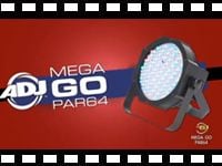 AMERICAN DJ: LEDパーライト MEGA GO PAR64の動画をアップしました。