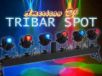 AMERICAN DJのLEDピンスポット、TRIBAR SPOTが入荷しました。
