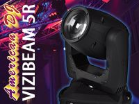 AMERICAN DJのムービングヘッド、VIZIBEAM 5R、値下げしました！