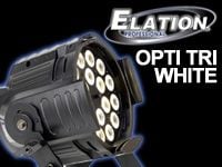ELATIONの白色専用LED PARライト、OPTI TRI WHITEが入荷しました。