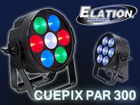 ELATIONのLEDパーライト「CUEPIX PAR300」好評発売中！