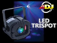 AMERICAN DJの小型カラーチェンジャー「LED TRISPOT」が入荷！