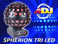 AMERICAN DJのセンターピース「SPHERION TRI LED」入荷！