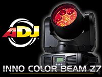 AMERICAN DJのムービングヘッド「INNO COLOR BEAM Z7」が入荷！