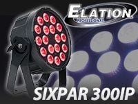 ELATIONのLEDパーライト「SIXPAR 300IP」が入荷!