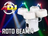 AMERICAN DJの照明エフェクト「ROTO BEAM4」入荷！