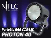 NiTECのLEDパーライトPHOTON 40好評発売中！