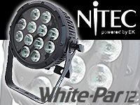 NiTECのLEDパーライト「White-Par12」入荷！
