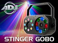 照明エフェクト「STINGER GOBO」取扱開始！