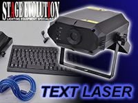 文字を投影できるレーザー照明「TEXT LASER」入荷！