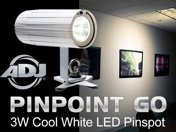AMERICAN DJの小型ピンスポット、PINPOINT GO入荷！