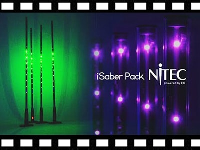 NiTEC照明エフェクト「iSaber Pack」動画公開中！