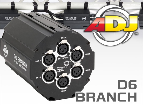 AMERICAN DJのDMXスプリッター、D6 BRANCH入荷！