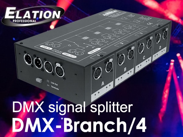 ELATIONのDMXスプリッター、DMX-Branch/4入荷