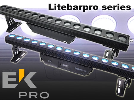EK PROの防滴LEDバーウォッシャーLitebarproシリーズを限定特価で販売中！！
