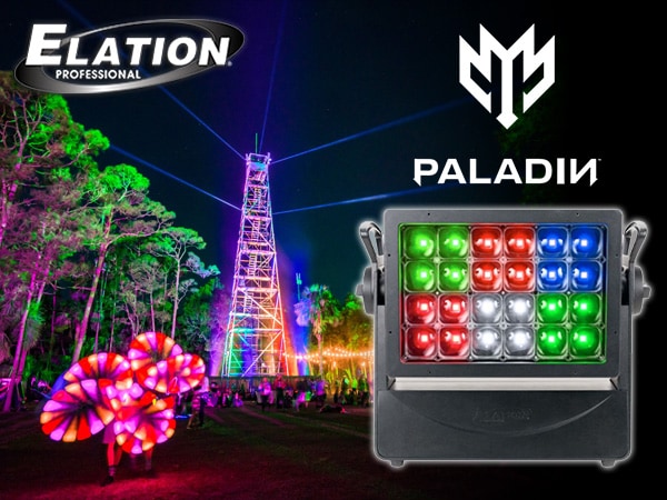 ELATIONのLEDウォッシャーPALADINが野外フェスを演出！