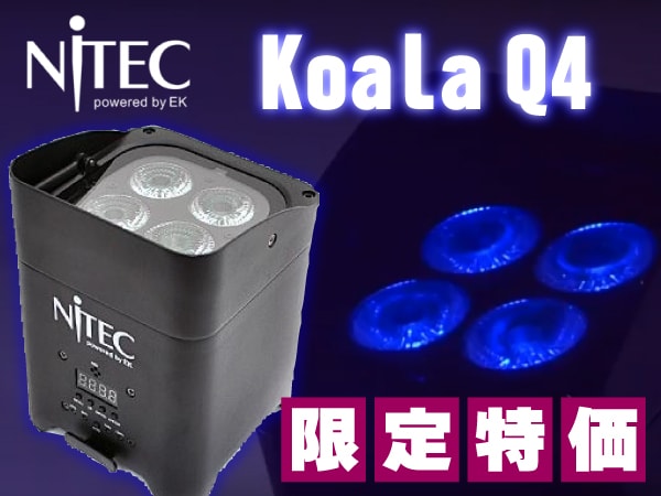 LEDカラーウォッシャー NiTEC / Koala Q4 限定特価!!