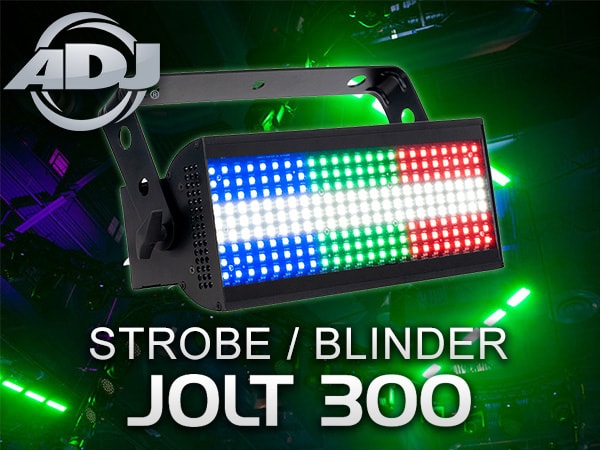 AMERICAN DJ / JOLT 300LED strobe / blinder now available!
