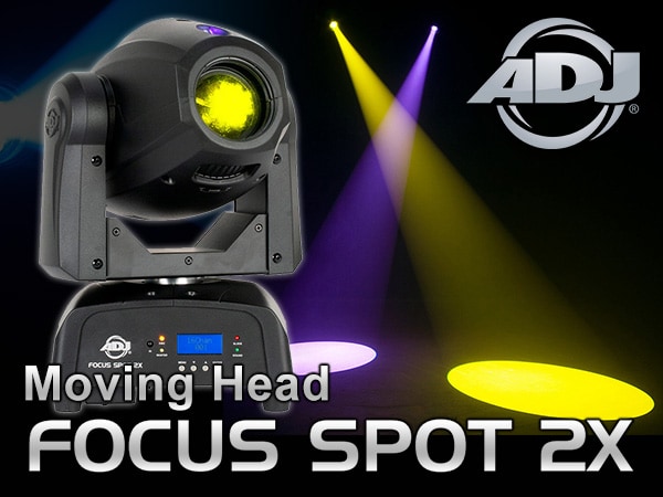 AMERICAN DJ / Focus Spot 2X moving head available!