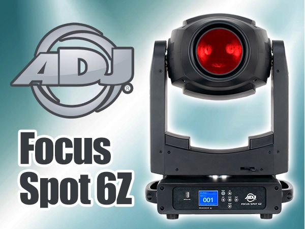 AMERICAN DJ / Focus Spot 6Z moving head now available!