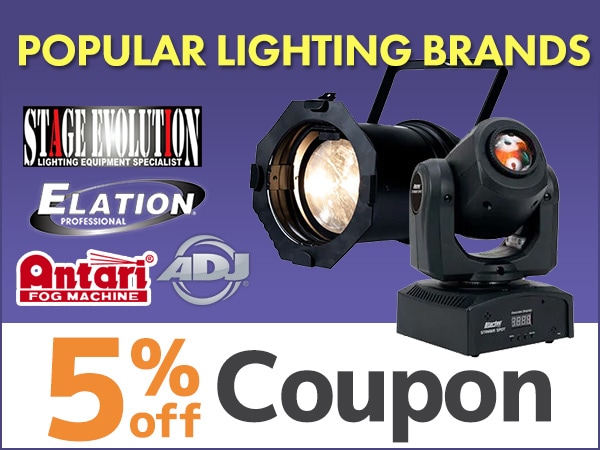 Popular Lighting brands 5% OFF coupon!