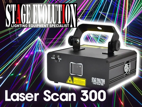 Multi-color laser STAGE EVOLUTION / Laser Scan 300 now available!
