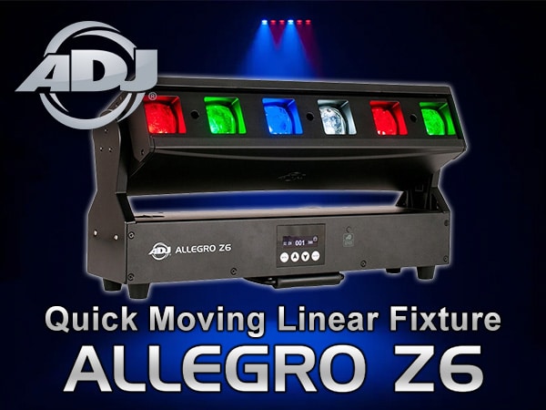 American DJ / ALLEGRO Z6 linear effect newly released!
