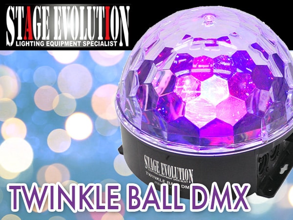 STAGE EVOLUTION / TWINKLE BALL DMX dome type light now available!