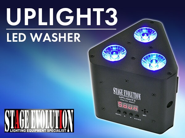STAGE EVOLUTION / UPLIGHT3 LED Washer now available!