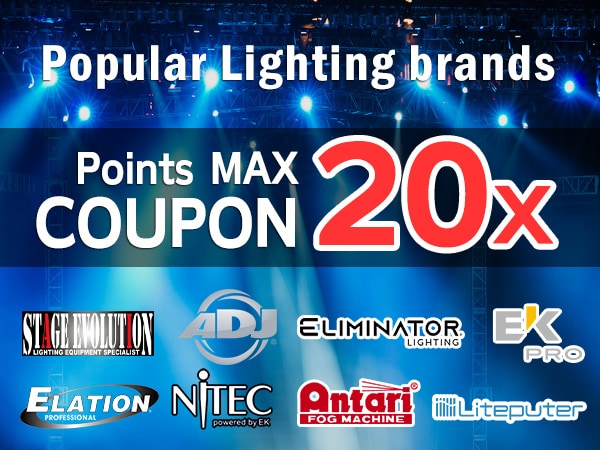 Earn up to 20 times the points on Popular Lighting brands campaign!
