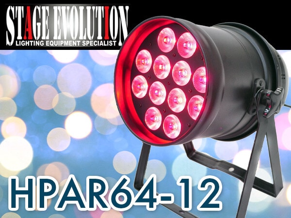 STAGE EVOLUTION / HPAR64-12 LED Par now available!