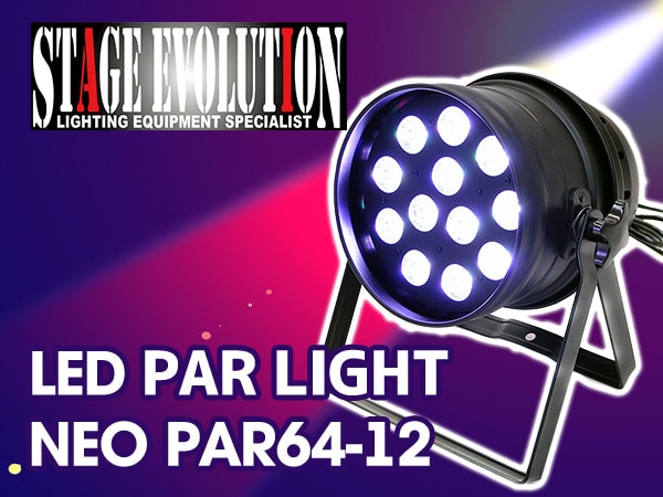 STAGE EVOLUTION releases the new NEO PAR64-12 LED PAR LIGHT!