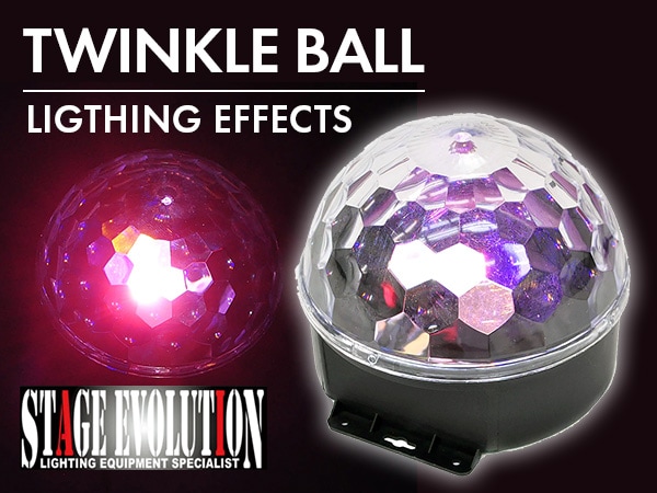 STAGE EVOLUTION / TWINKLE BALL Dome type lighting effect now available!