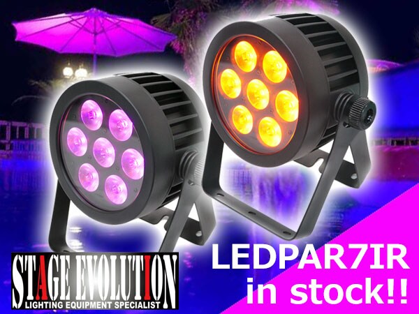 STAGE EVOLUTION / LEDPAR7IR, LED Par in stock!