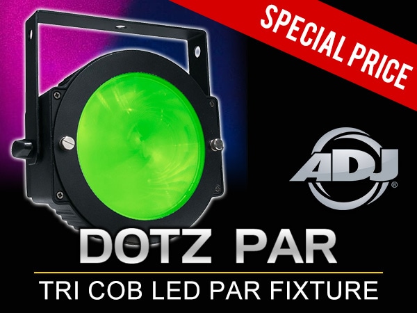 ADJ's standard LED par light, "Dotz Par," is on sale at a limited price!