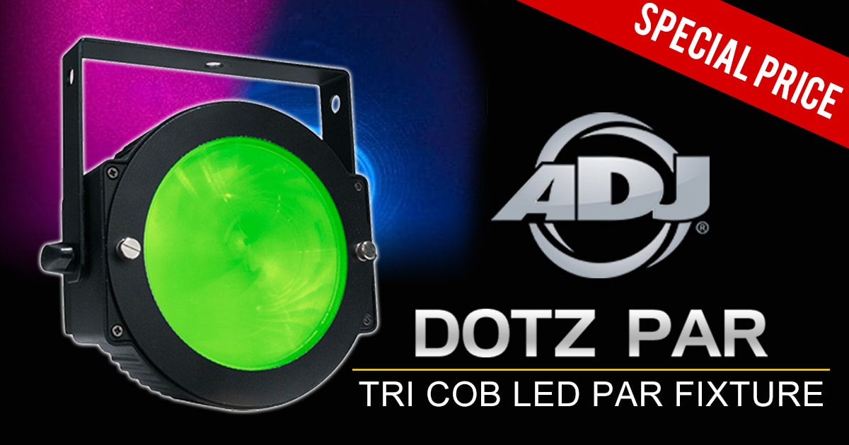 ADJの定番 LEDパーライト「Dotz Par」限定特価販売中！｜サウンドハウス