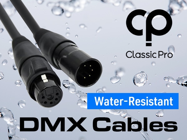 CLASSIC PRO Water-Resistant DMX Cables Now Available!