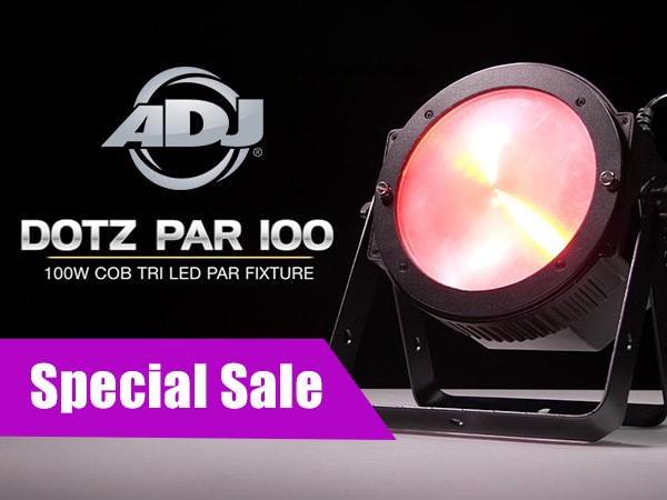 AMERICAN DJ "Dotz Par 100" Limited-Time Special Sale!