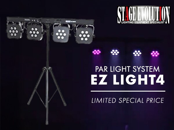 LEDパーライトシステム「EZ LIGHT4」限定特価にて販売中
