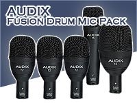 AUDIX ドラムマイクセットFusion Drum Mic Pack入荷 !
