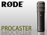 ラジオDJやナレーション、音圧が高い楽器に最適なダイナミックマイクRODE PROCASTERが登場 !