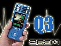 高音質録音の次は高音質ムービー!!ハンディ・ビデオ・レコーダー「ZOOM Q3」