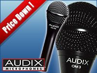 AUDIX　OM3大幅値下げ !