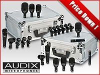 AUDIX　ドラム用マイクセットFP4、FP7を大幅値下げしました！