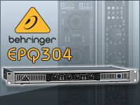 BEHRINGERの軽量4チャンネルパワーアンプEPQ304が入荷しました。