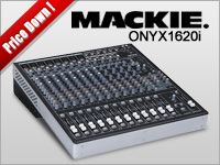 プレミアム・アナログミキサーの名を冠するMACKIE ONYX1620iが台数限定特価！